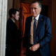 Sen. Mitt Romney (R-UT) departs from the Senate Republicans’ daily luncheon at the U.S. Capitol Building on May 05, 2022, in Washington, DC.